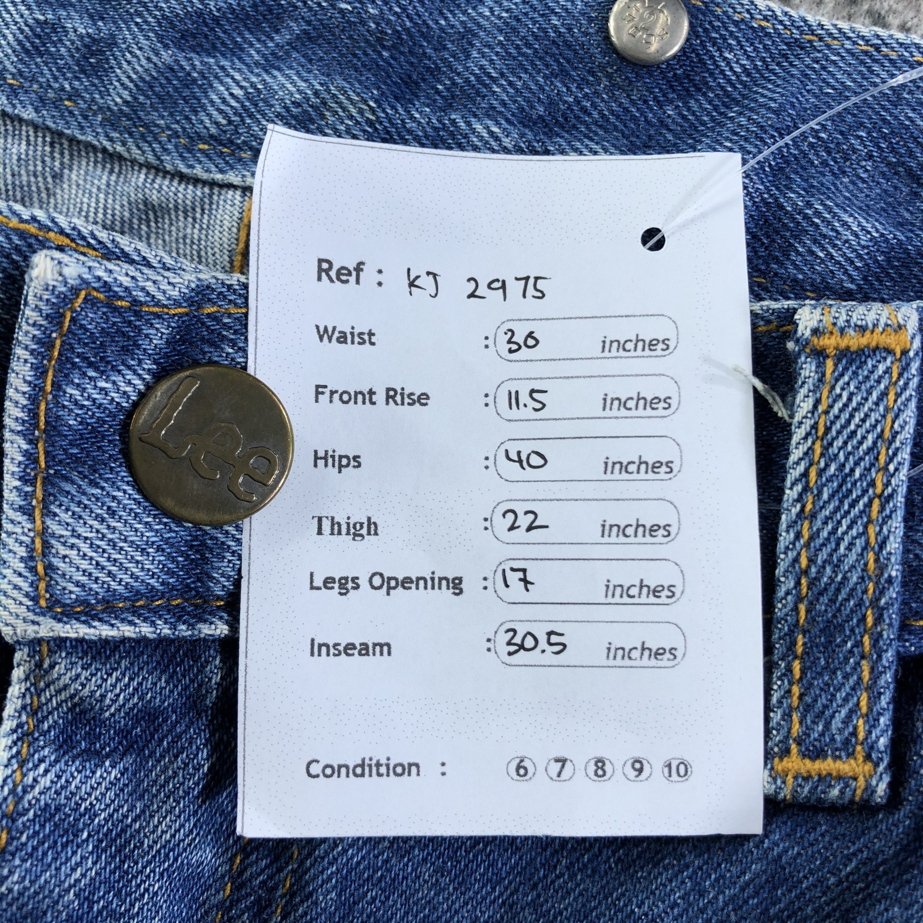 Lee Vintage Lee Carpenter Jeans KJ2975 Size US 30 / EU 46 - 11 Thumbnail