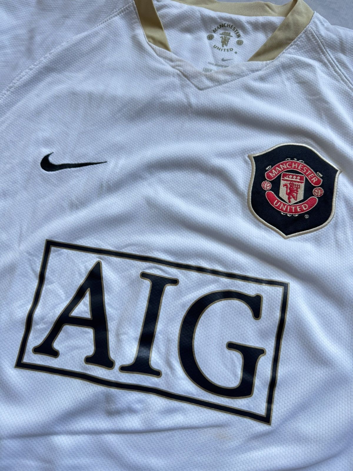 Nike Vintage 00s Manchester Retro soccer jersey rare tee Size US M / EU 48-50 / 2 - 3 Thumbnail
