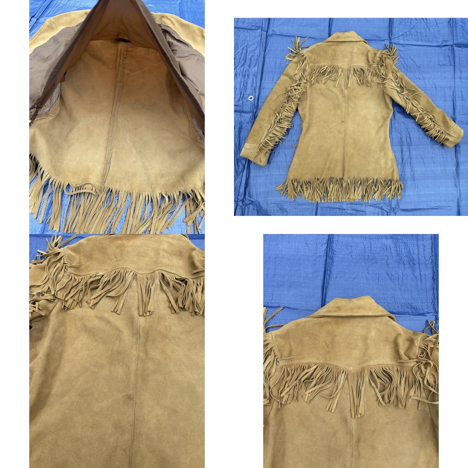 Sears VINTAGE Sears The Leather Shop Womens 12 Leather Fringe Jacket Brown USA Western Fashion 1980s Mens? Size XL / US 12-14 / IT 48-50 - 10 Thumbnail