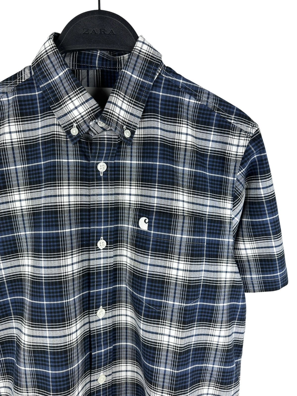 Carhartt Wip Carhartt WIP Linville Short Sleeve Plaid Shirt Button Down Size US XS / EU 42 / 0 - 3 Thumbnail