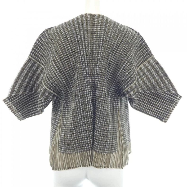 Issey Miyake Issey Miyake Retro double-pleated cardigan Size XL / US 12-14 / IT 48-50 - 2 Thumbnail
