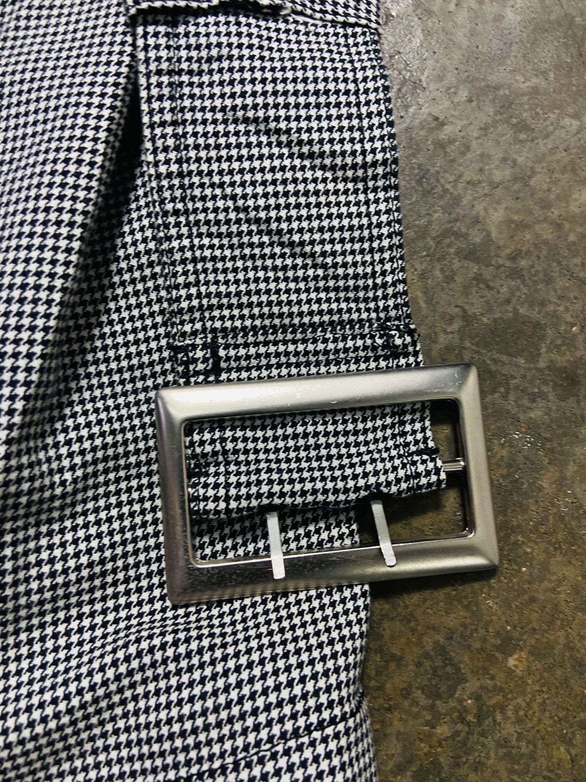 Tornado Mart Vintage Tornado Mart Houndstooth Trench Coat Size US M / EU 48-50 / 2 - 10 Thumbnail