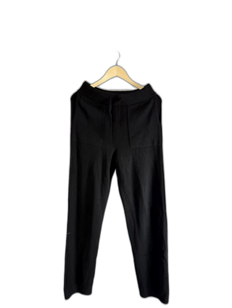 Louis Vuitton Louis Vuitton Black Cashmere Long Pants-2506 Size US 27 - 1 Thumbnail