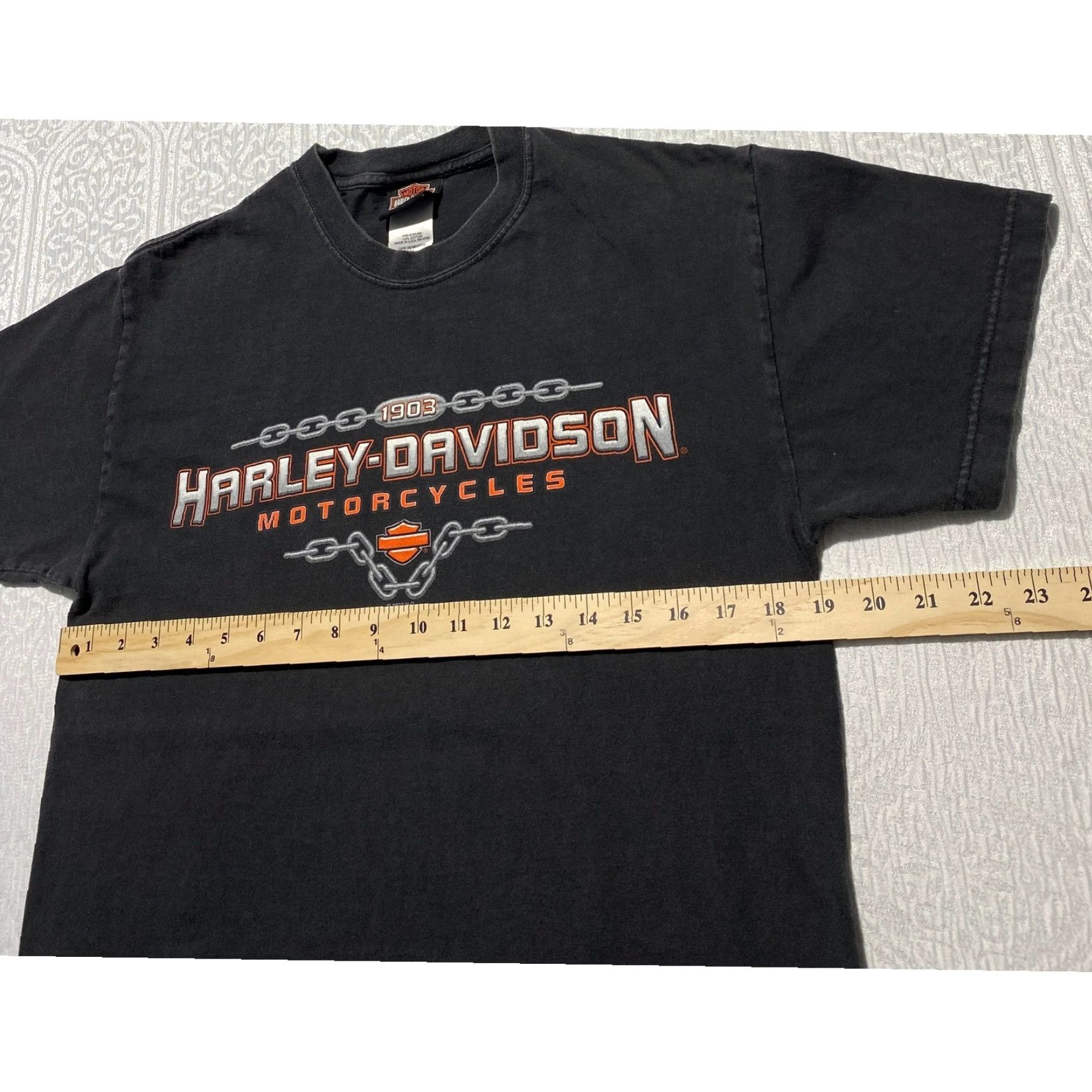 Harley Davidson VINTAGE Harley-Davidson T-Shirt Mens M Black Dudley Perkins San Francisco 2000s Graphic Tee Short Sleeve Crew Neck Grunge Size US M / EU 48-50 / 2 - 5 Thumbnail