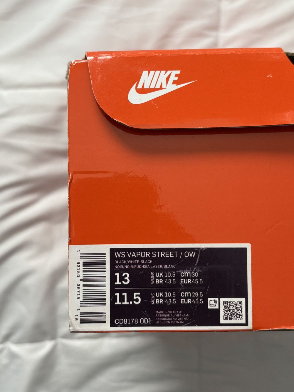 Nike × Off-White Nike OffWhite Vapor Street Size US 11.5 / EU 44-45 - 6 Thumbnail