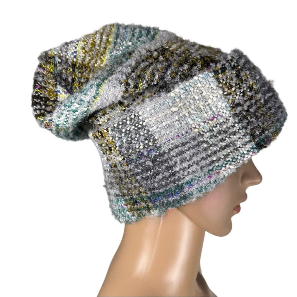 Anthropologie New Anthropologie Slouchy Plaid Hat Size ONE SIZE - 1 Thumbnail