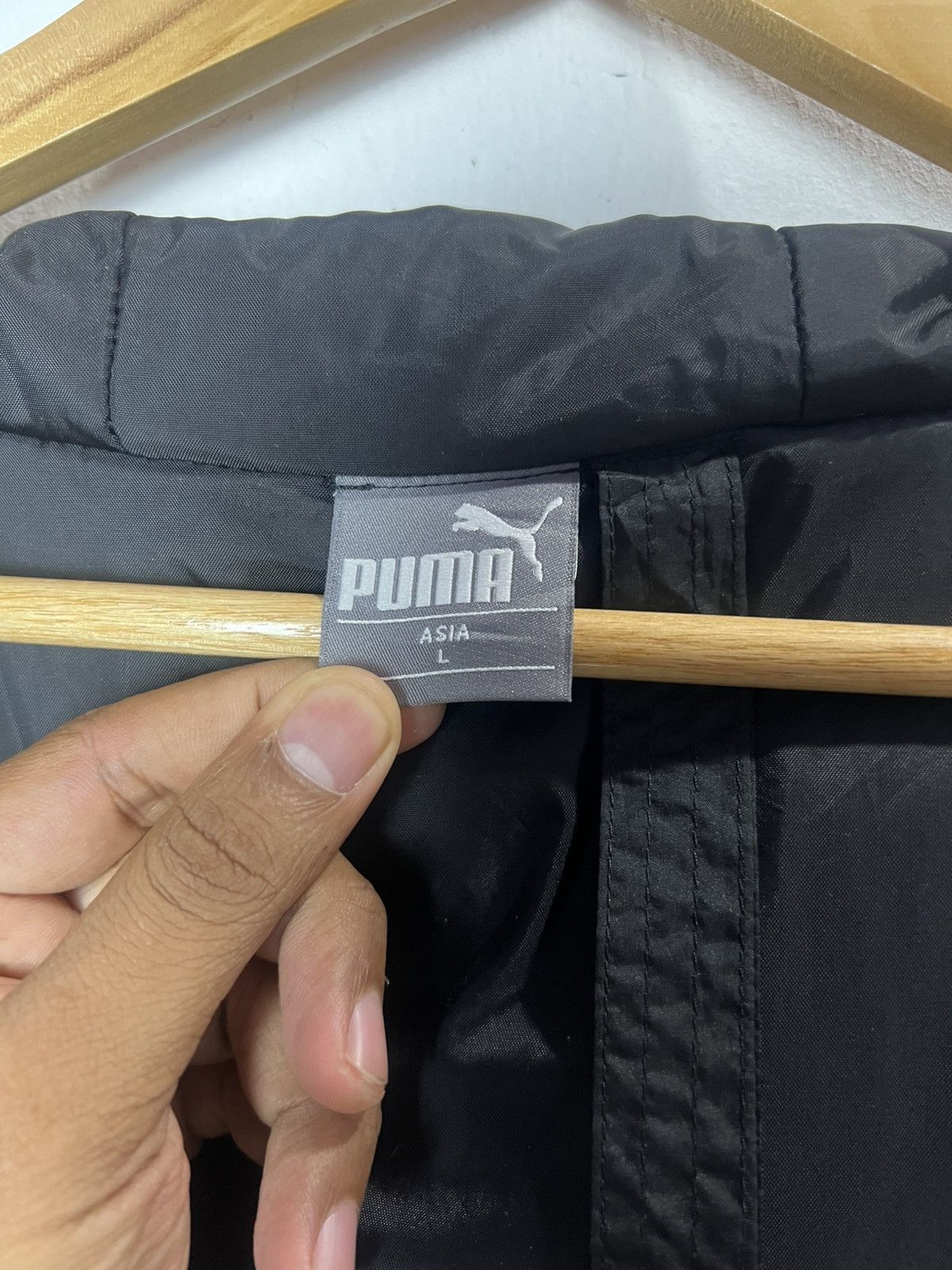 Puma Puma Long Puffer Coat Black Winter Hooded Jacket Size US L / EU 52-54 / 3 - 10 Thumbnail
