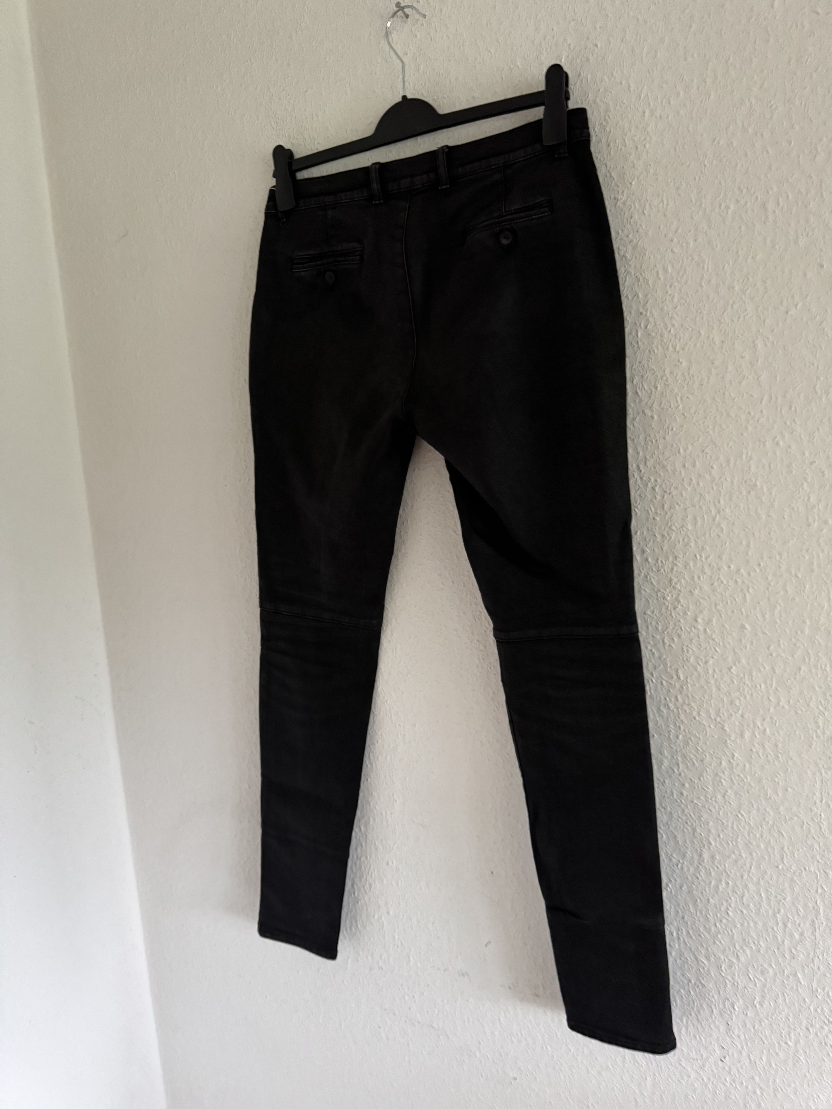 Balmain Waxed Biker Denim Jeans Size US 31 - 10 Thumbnail