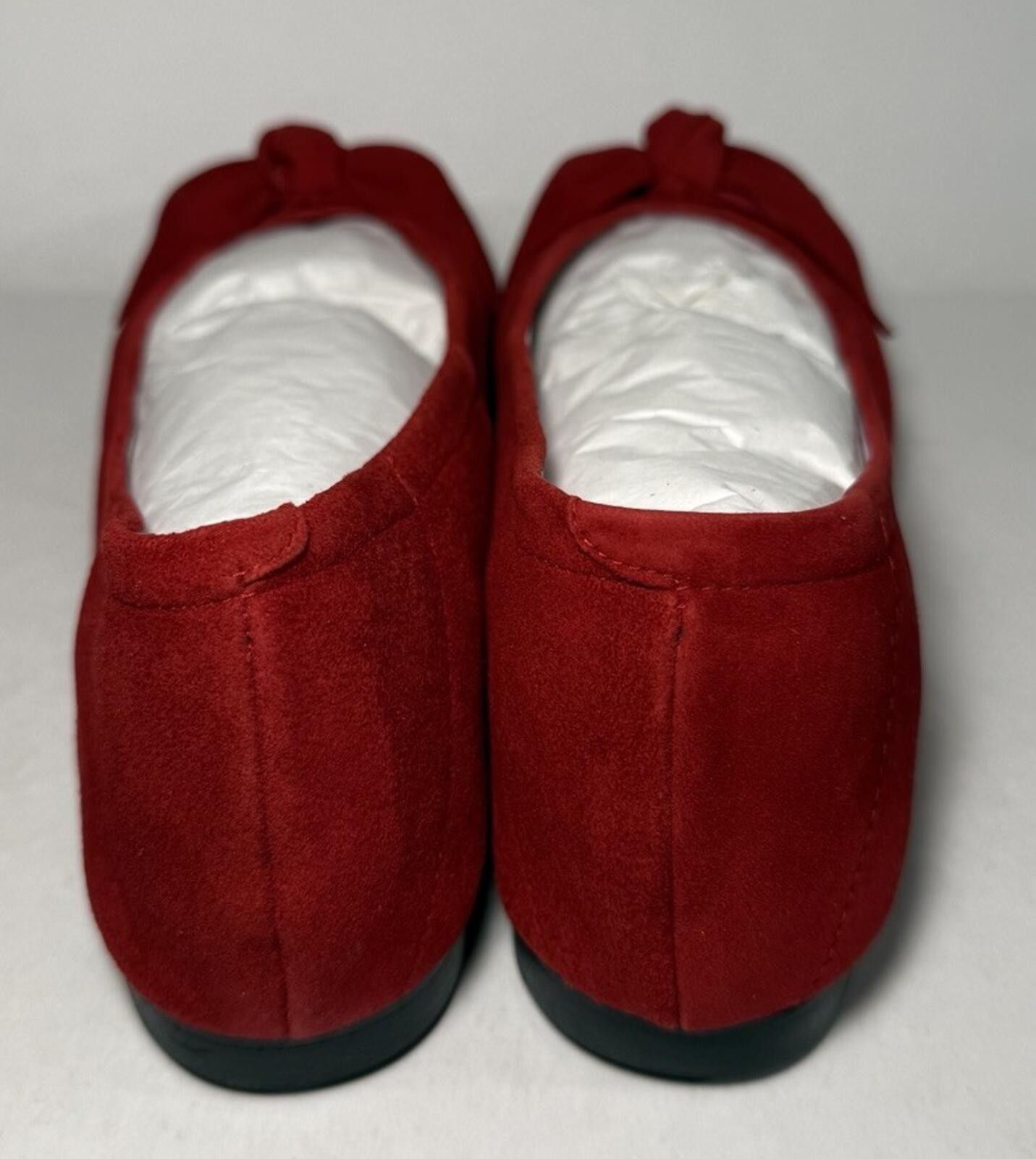 Other SOLE BLISS Lola Women's Red Suede Ballet Flats Slip-On Size US 8 / IT 38 - 4 Thumbnail