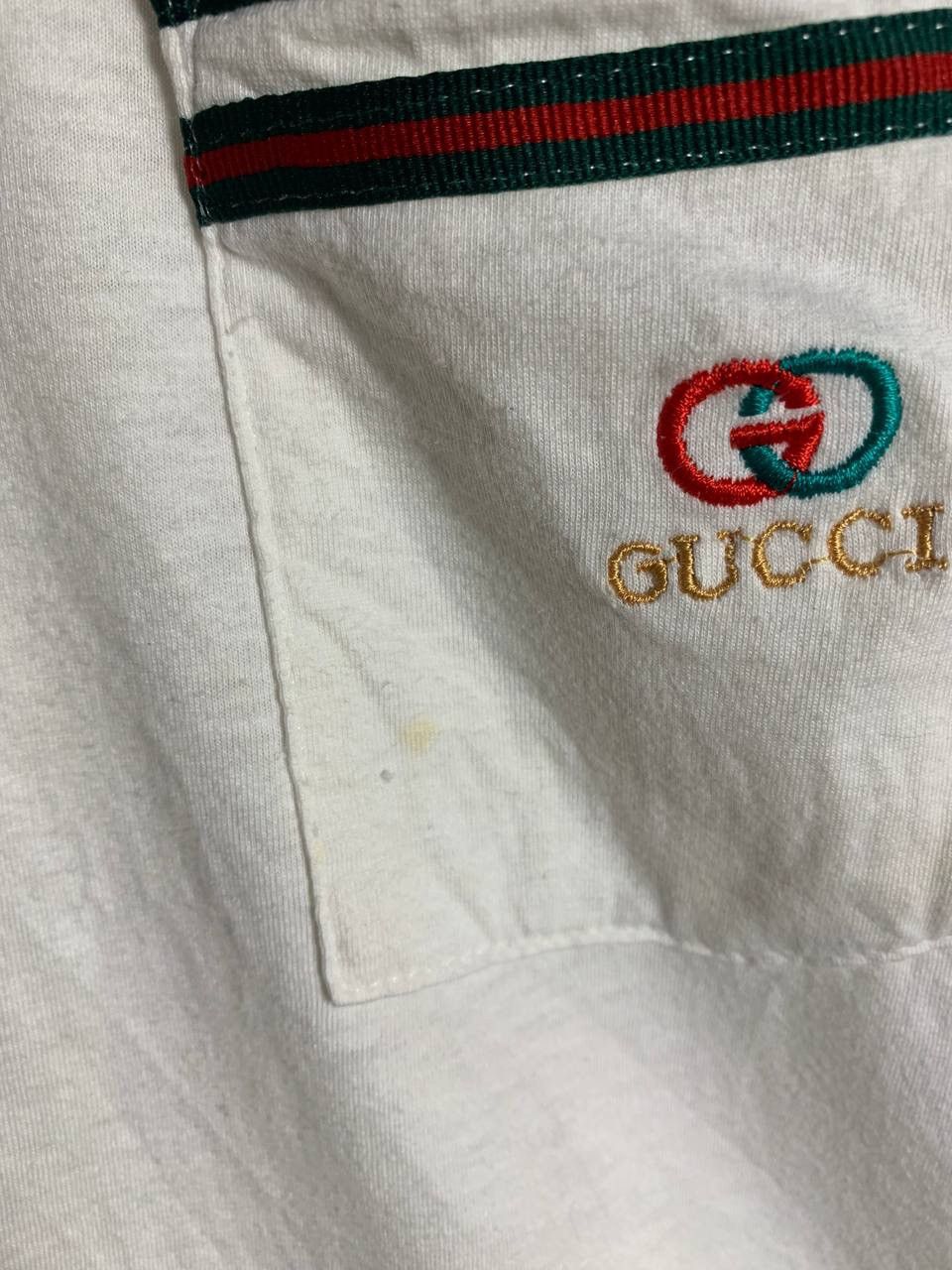 Vintage VERY RARE GUCCI RETRO ITALIAN DESIGNER POLOS LUXURY Y2K 90s Size US M / EU 48-50 / 2 - 6 Thumbnail