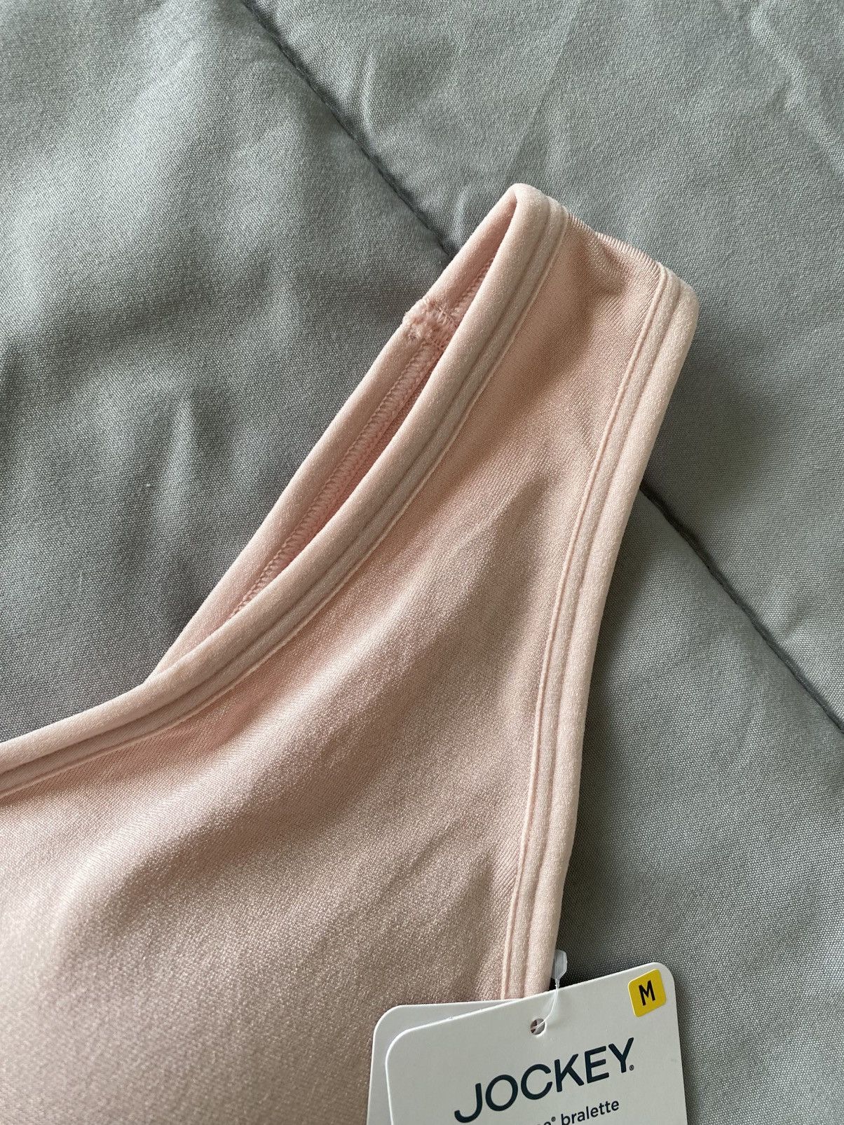 Jockey Jockey Womens Medium Pink Microfiber Stretch Bralette NWT Size ONE SIZE - 6 Thumbnail