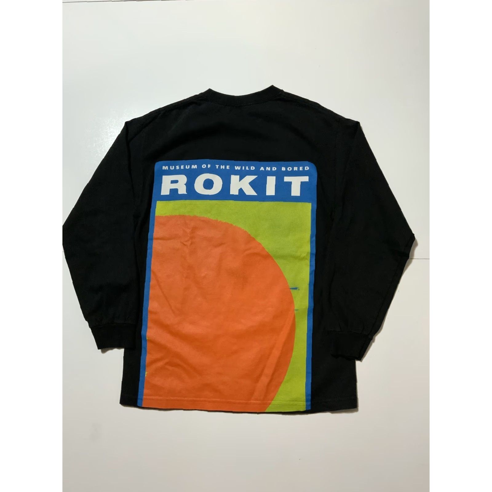 Vintage **ROKIT MUSEUM OF THE WILD BORER CURATOR FW18 MD BLACK T-SHIRT** User: ROKIT MUSEUM OF THE WILD BORER CURATOR FW18 MD BLACK T-SHIRT Size US M / EU 48-50 / 2 - 3 Thumbnail