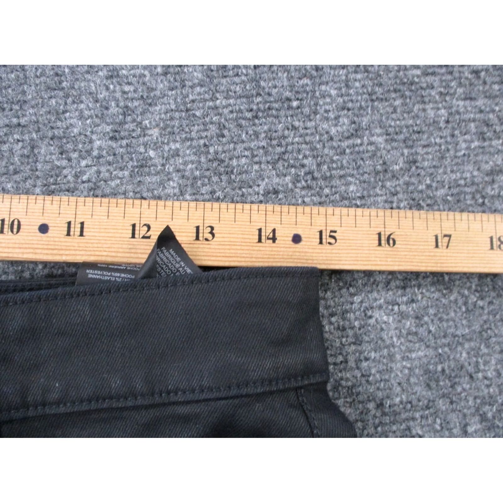 G-Star G-Star Jeans Men 29x32 Black Denim Raw Revend Skinny Straight 90s Skater Mens Jeans Black Denim 29x32 Dark Wash Button Zip Logo Accents Size US 29 - 6 Thumbnail