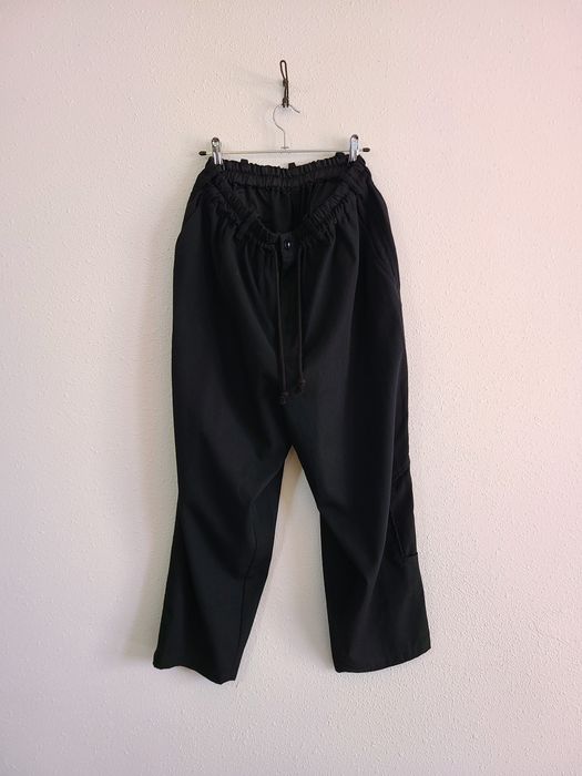 Yohji Yamamoto AW17 Wool Gaba Elastic Trousers | Grailed