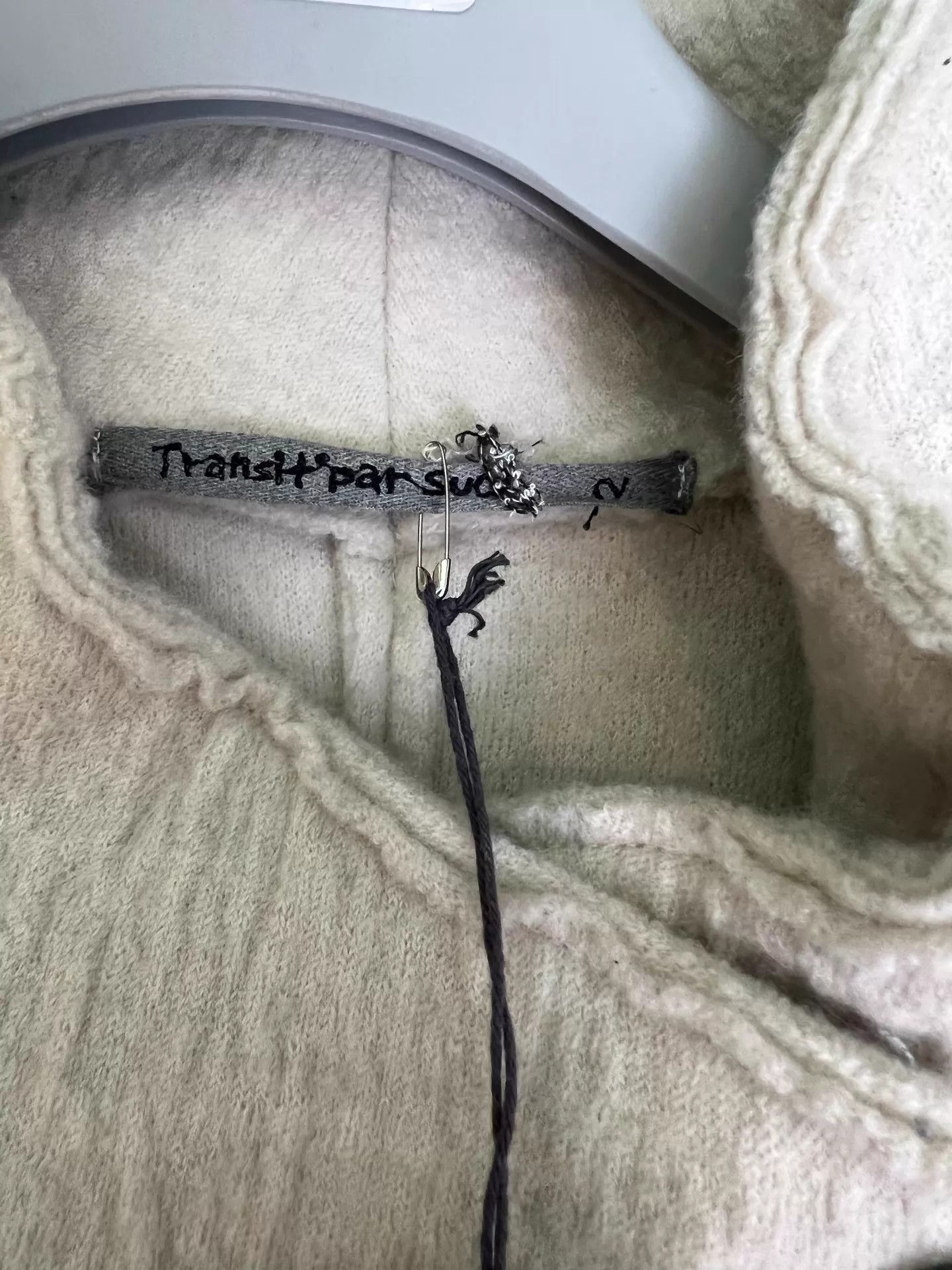 Other TRANSIT 100% Double Wool Knit Overcoat 42 New Size M / US 6-8 / IT 42-44 - 6 Thumbnail