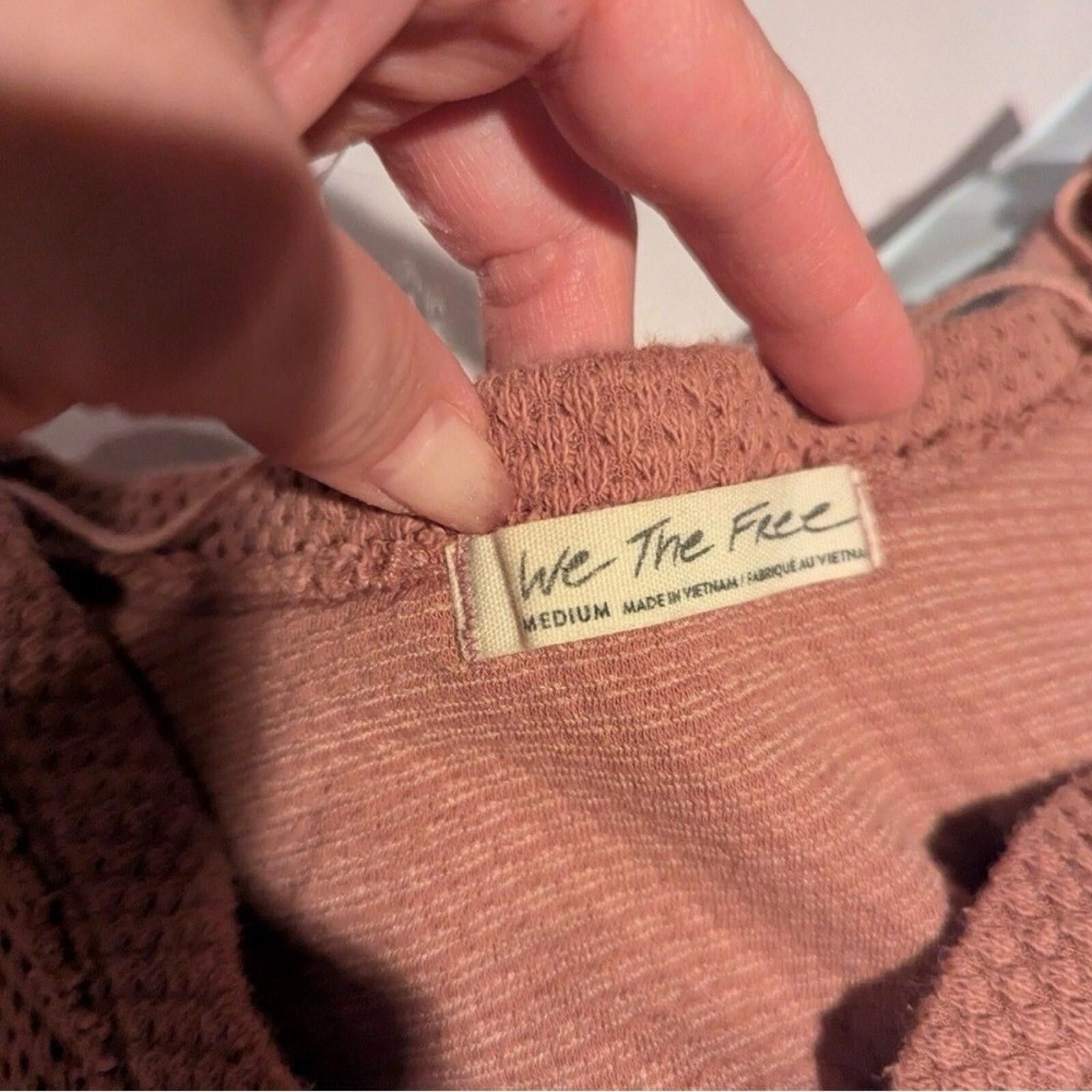 Free People Free People We The Free Fall For You Cropped Waffle Knit M Size M / US 6-8 / IT 42-44 - 10 Thumbnail