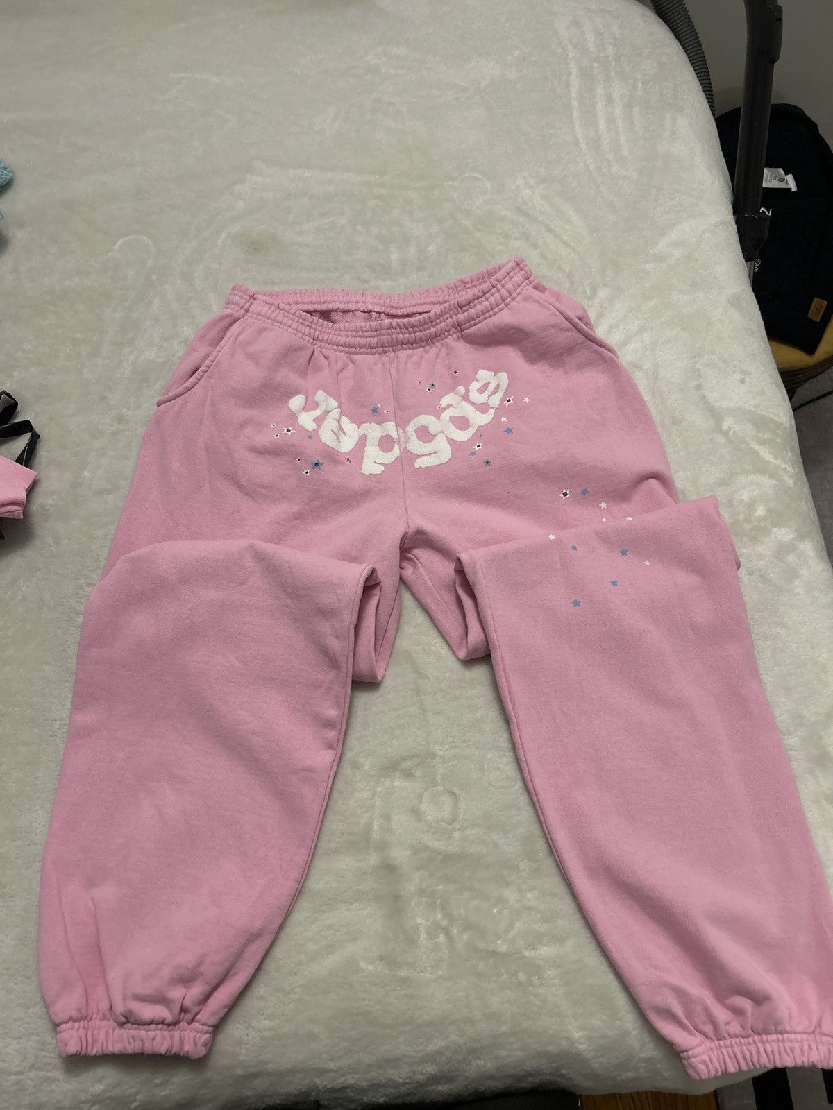 Sp5der Sp5der Pink sweatpants Size US 33 - 1 Thumbnail