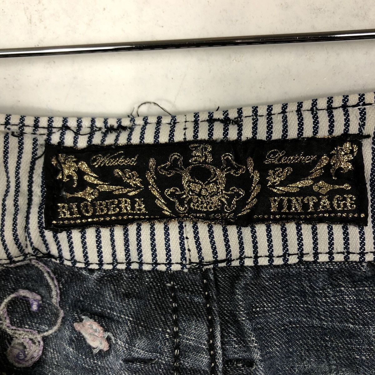 Japanese Brand 🔥Rare Bowcut Denim Distressed Jeans Riobera Designer Size US 30 / EU 46 - 13 Thumbnail