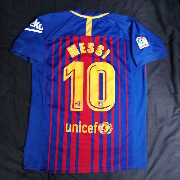 Nike Nike Dri-Fit FC Barcelona Lionel Messi Soccer Jersey 2017 Size US M / EU 48-50 / 2 - 5 Thumbnail