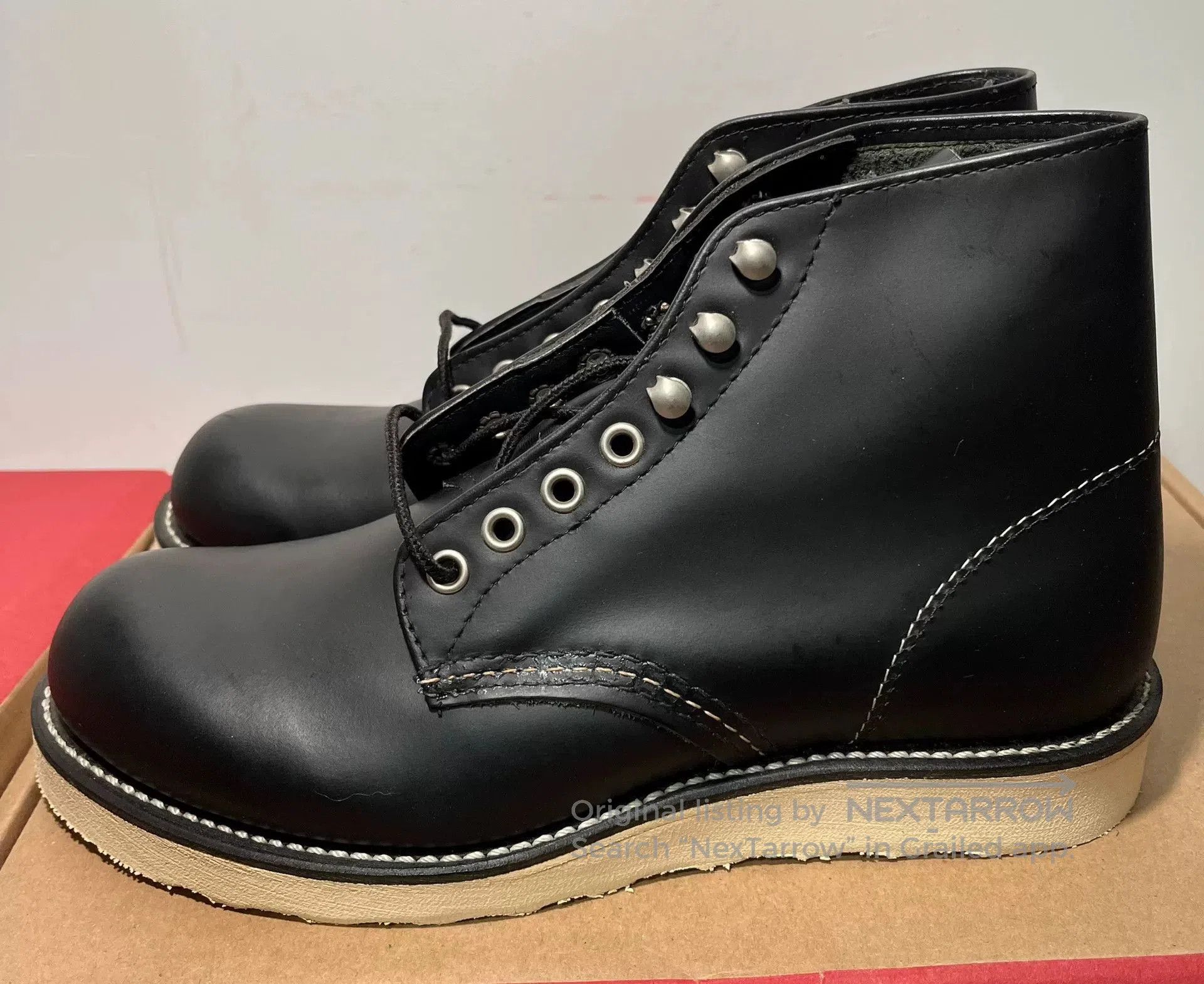 Red Wing Redwing 8165 Work Boots. Size US 5.5 / EU 38 - 4 Thumbnail