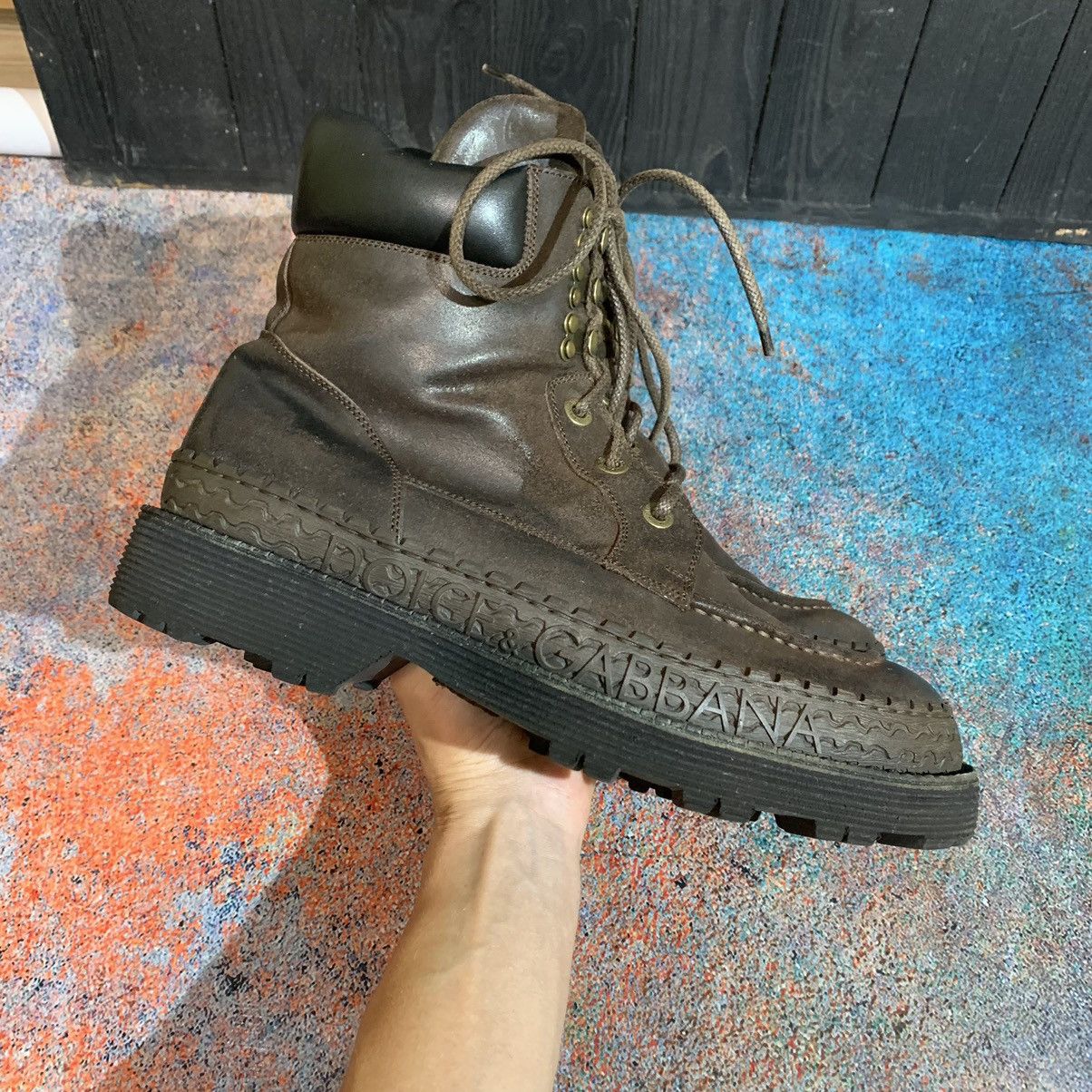 Dolce & Gabbana DOLCE & GABBANA Leather Men’s Boots Size 8.5 Size US 8.5 / EU 41-42 - 9 Thumbnail