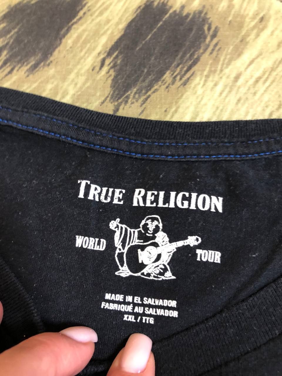 True Religion TRUE RELIGION LOGO LONG SLEEVE TEE Size US XXL / EU 58 / 5 - 2 Thumbnail