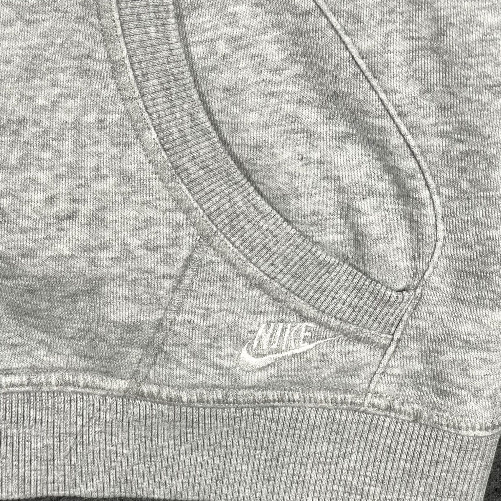 Nike Nike Hoodie Mens Large Gray Full Zip Fleece High Neck Logo Pockets Y2k Size US L / EU 52-54 / 3 - 6 Thumbnail