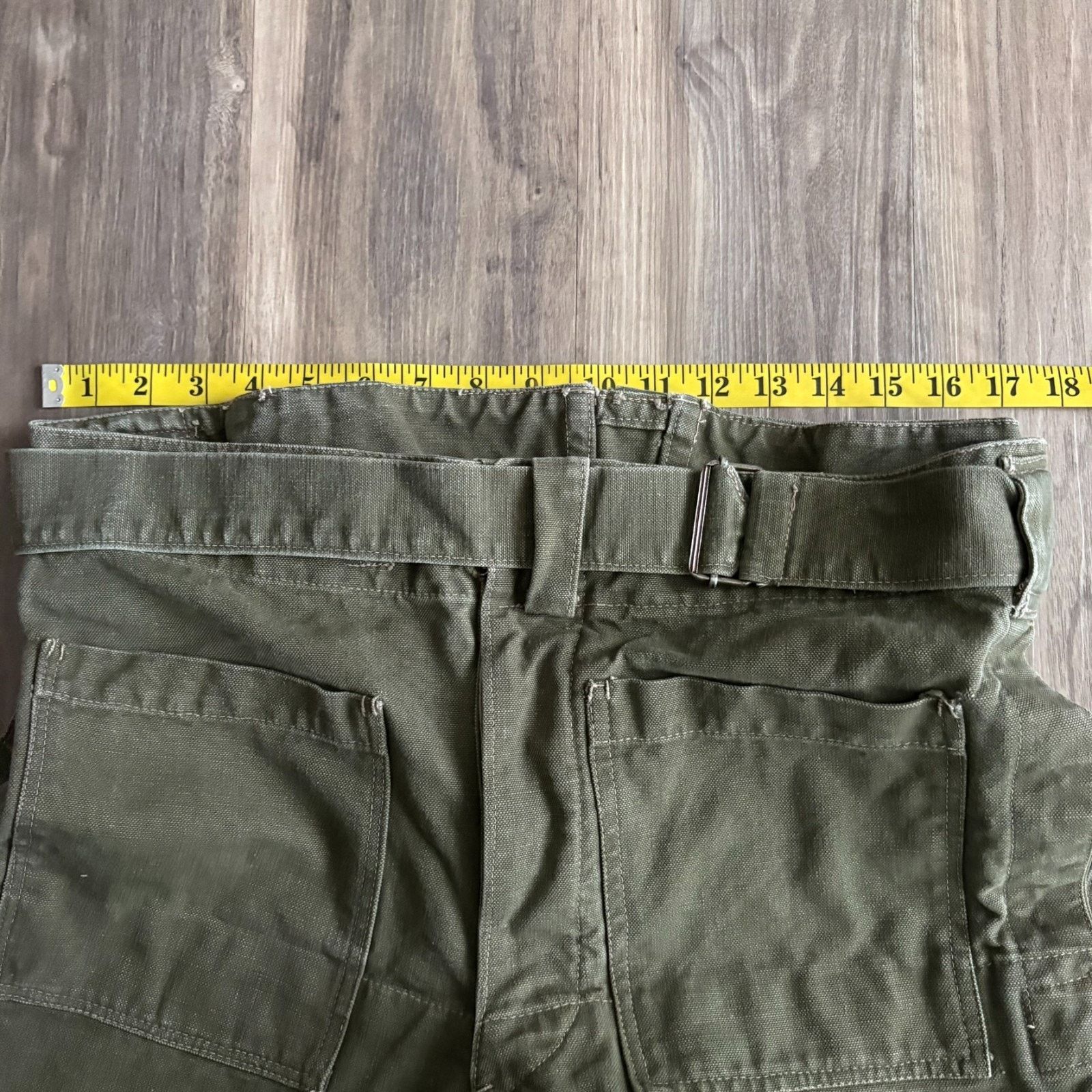 Vintage Vintage 1940s French Military M-38 Pants Men's Size 34x27 Size US 34 / EU 50 - 6 Thumbnail