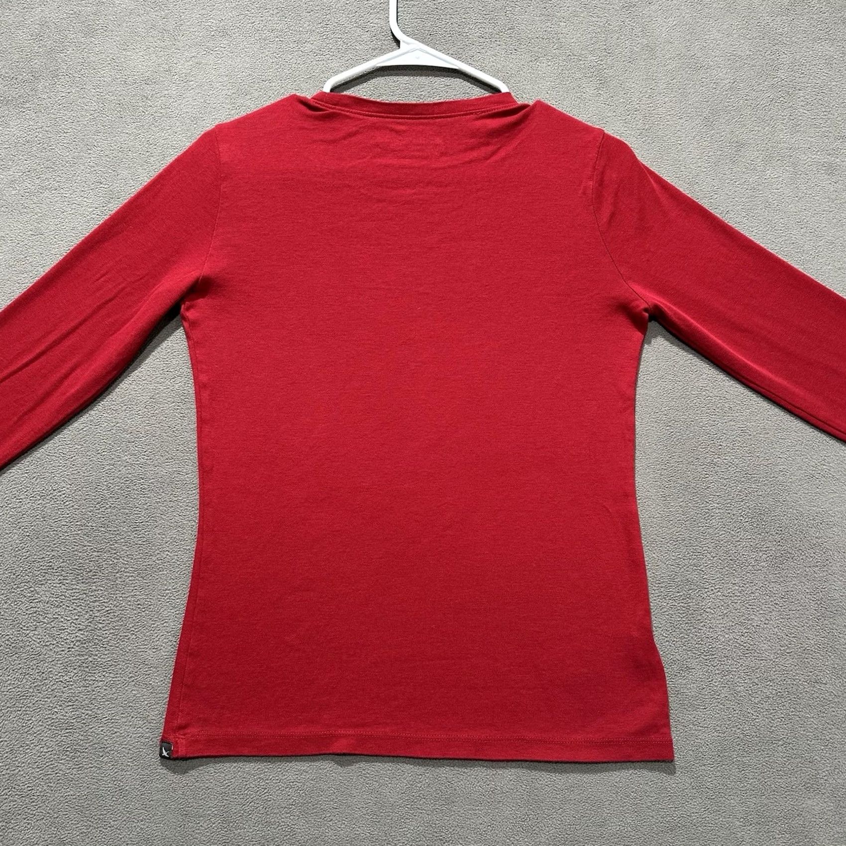 Eddie Bauer Eddie Bauer Shirt Womens M Red Long Sleeve Casual Tee Cotton Crewneck EUC Size M / US 6-8 / IT 42-44 - 2 Thumbnail