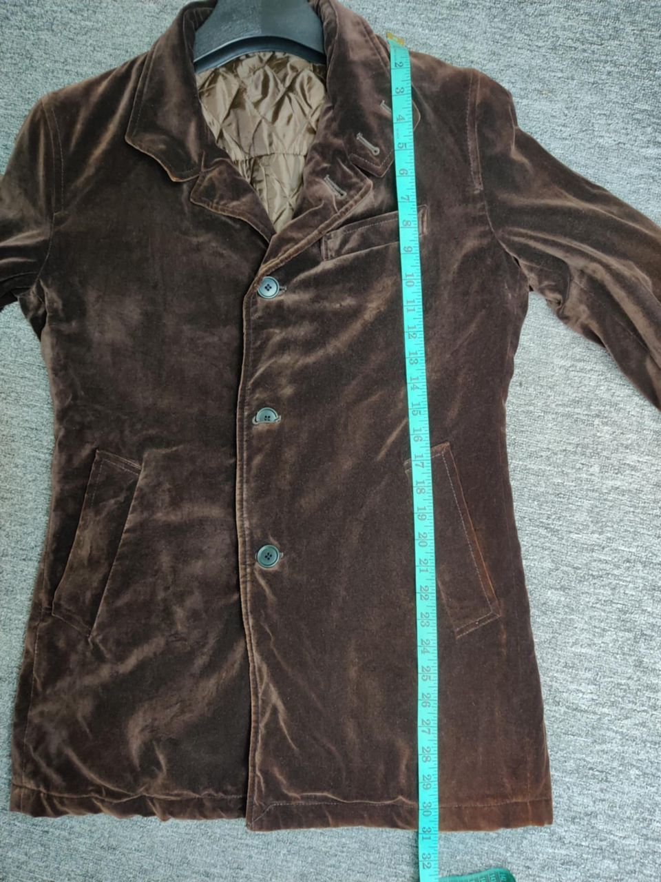 PPFM Vintage 90s PPFM Velvet Single Breasted Coat Size US L / EU 52-54 / 3 - 18 Thumbnail