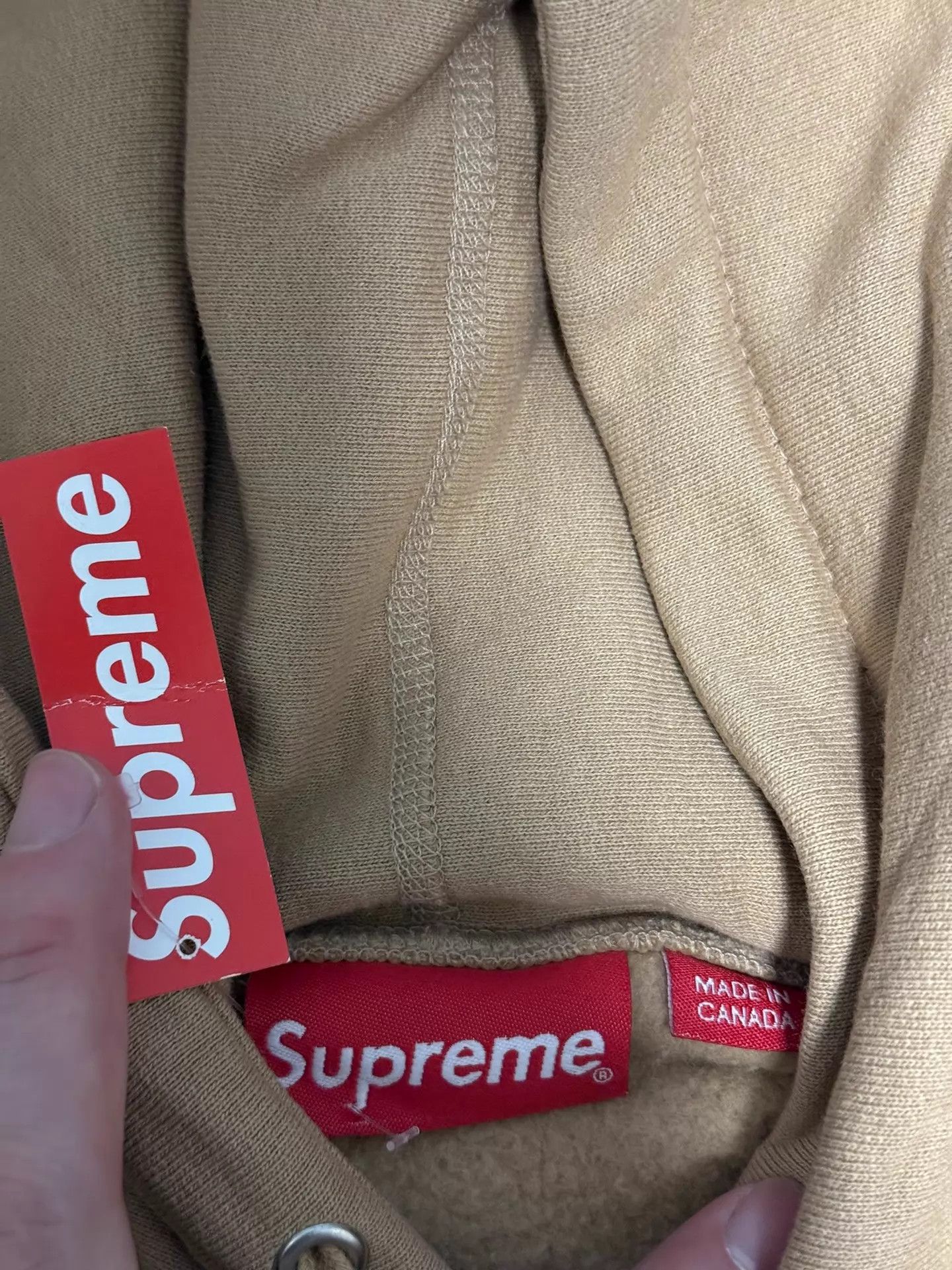 Supreme Supreme SS18 Sleeve Embroidery Letter/Slogan Hoodie New L Size US L / EU 52-54 / 3 - 3 Thumbnail
