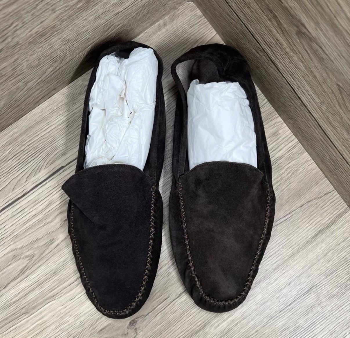 Loro Piana Loro Piana Maurice Brown Indoor Loafers J41 Size US 9.5 / EU 42-43 - 2 Thumbnail