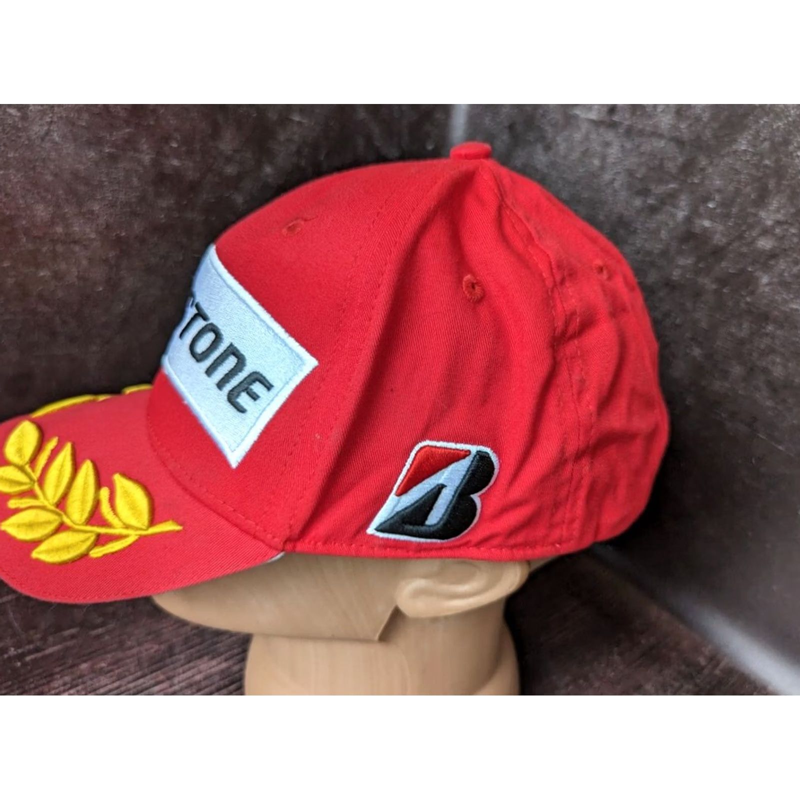 Vintage Bridgestone Podium Trophy Red Baseball Cap Baseball Cap Men One Size Red Size ONE SIZE - 6 Thumbnail
