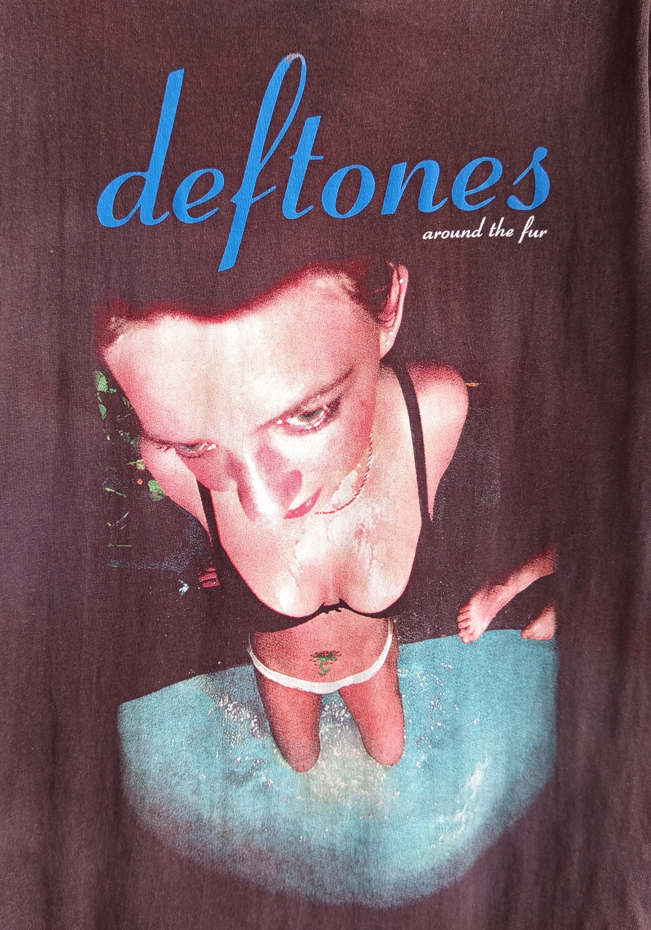 Band Tees Deftones Around the fur T shirt Size US L / EU 52-54 / 3 - 3 Thumbnail