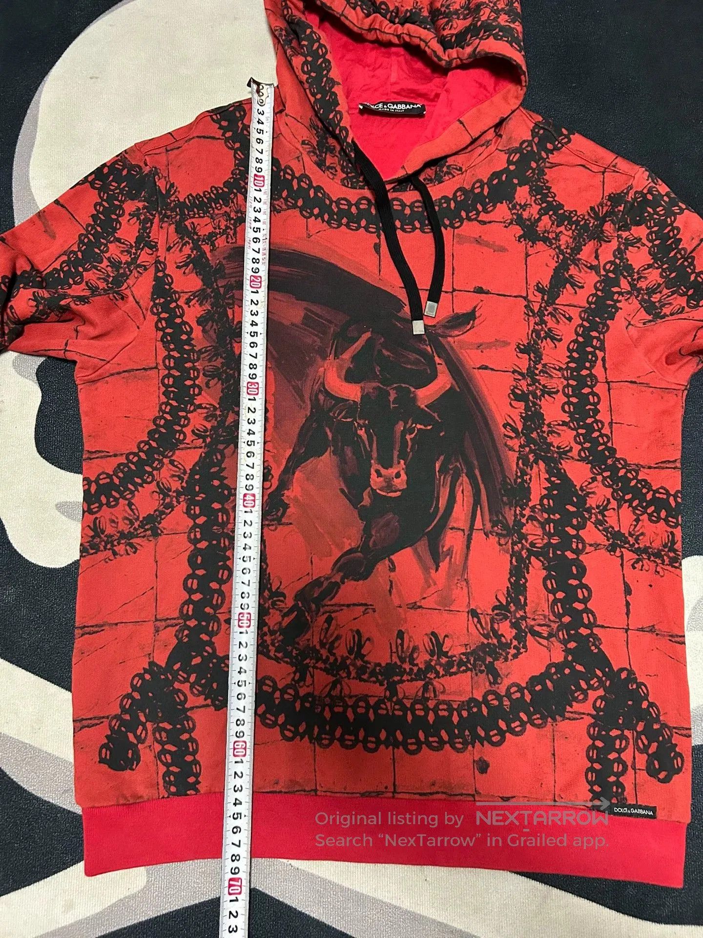 Dolce & Gabbana Dolce & Gabbana Bull Graphic Hoodie. Size US M / EU 48-50 / 2 - 7 Thumbnail