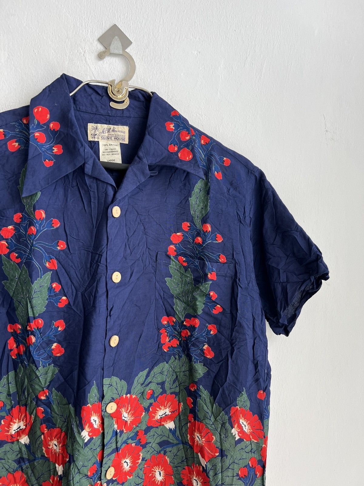 Sun Surf Special Edition Aim Hawaii "Morning Glory" Rayon Aloha Wear Size US L / EU 52-54 / 3 - 3 Thumbnail