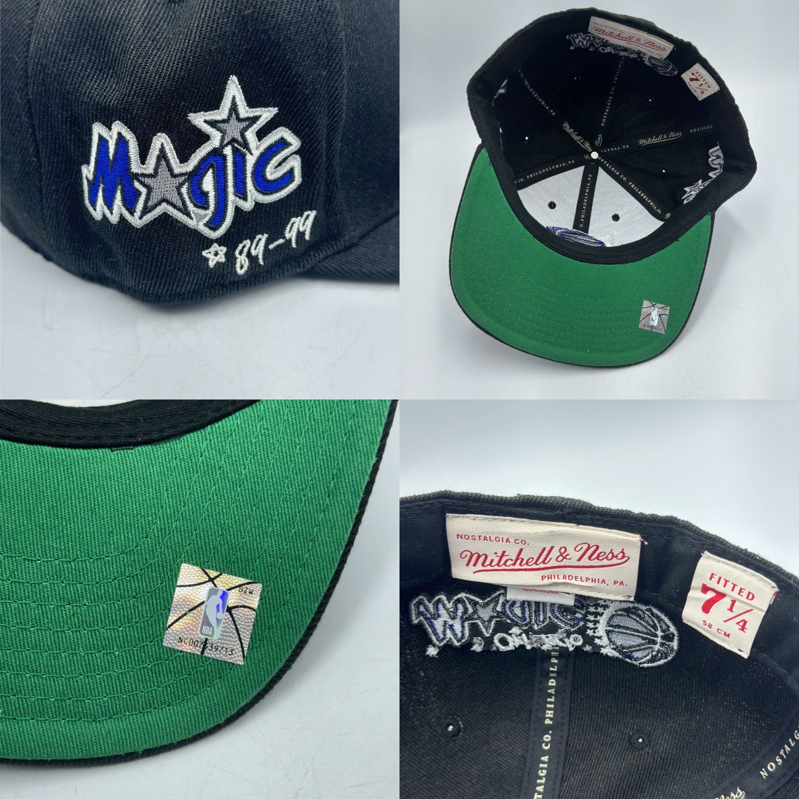 Mitchell & Ness VINTAGE Mitchell Ness Orlando Magic Hat 7 1/4 Size ONE SIZE - 8 Thumbnail