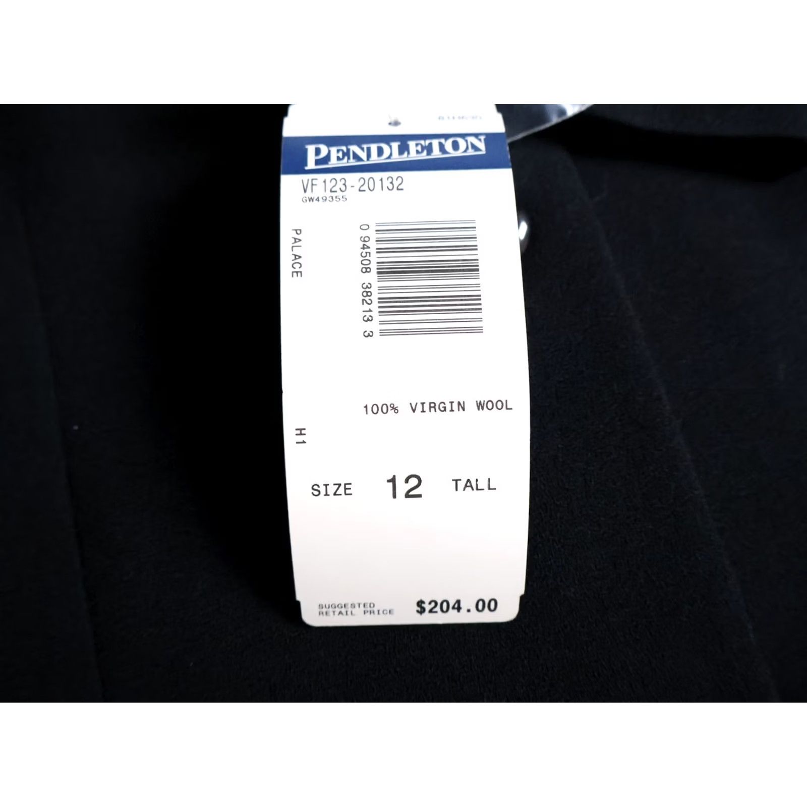 Pendleton VINTAGE Pendleton Blazer Jacket Women 12 Tall Three-Button 100% Wool Black Unworn Tags Short Notch Lapel Mens? Girls? Size L / US 10 / IT 46 - 5 Thumbnail