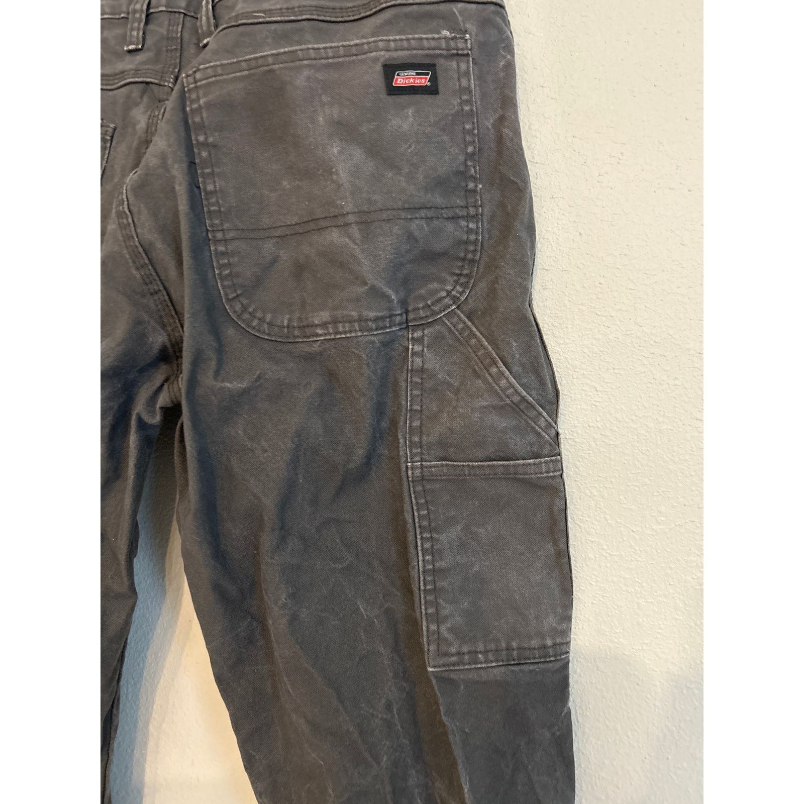 Dickies Genuine Dickies Men's Carpenter Straight Jeans 36x34 Gray Size US 36 / EU 52 - 3 Thumbnail