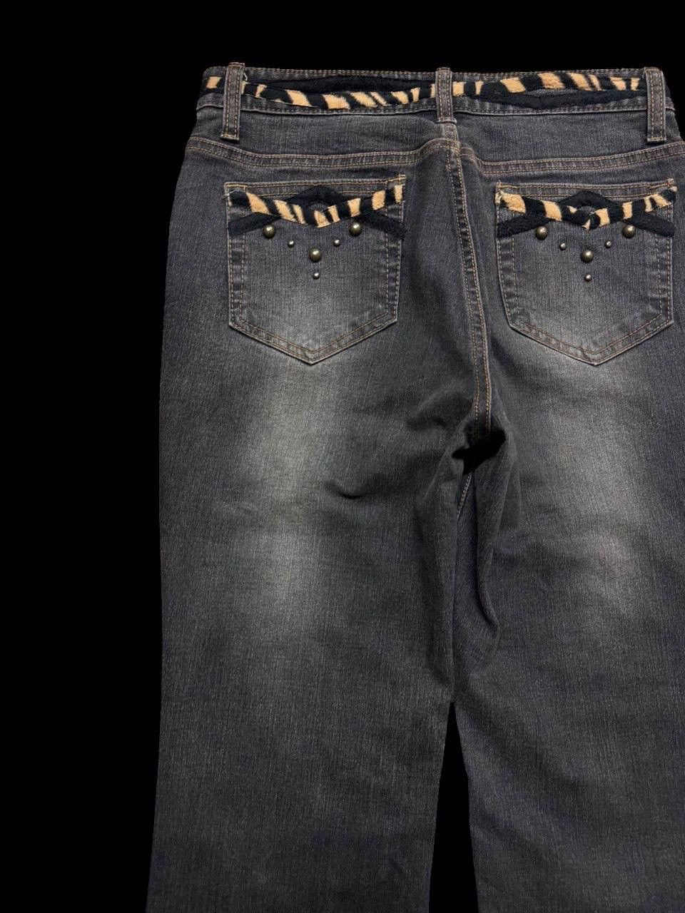 Japanese Brand FLARED 90s Japanese Mudwash Sick Bootcut Denim Jeans Size US 27 - 13 Thumbnail