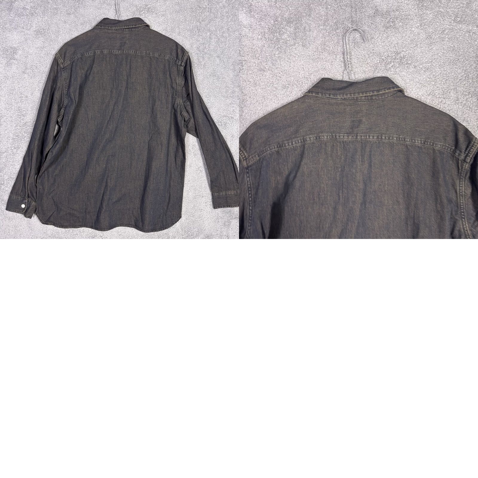 Levi's Levi'S Denim Shirt - Mens L Workwear Long Sleeve - Blue Classic Casual Size US L / EU 52-54 / 3 - 8 Thumbnail