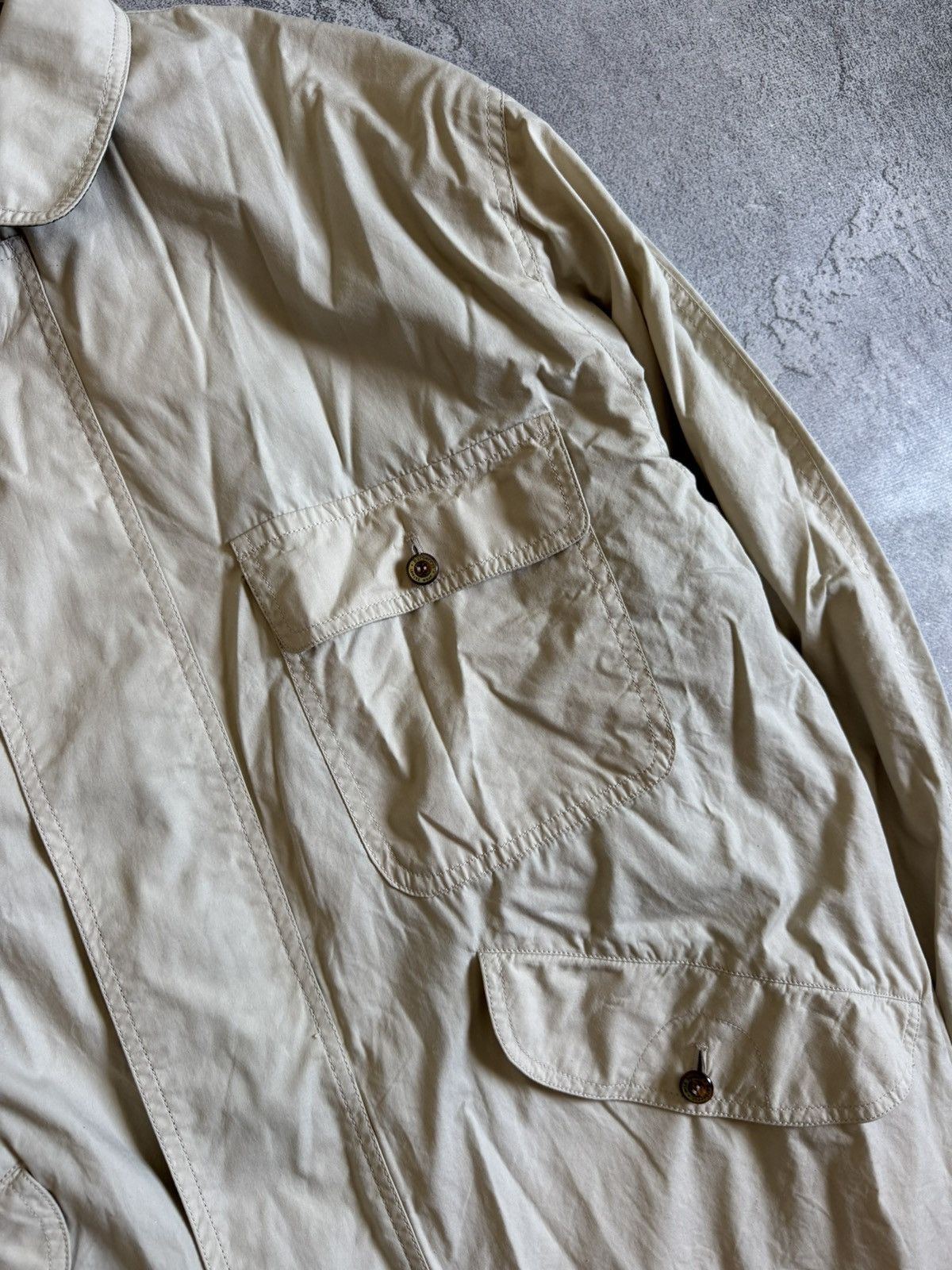 Burberry Vintage Burberry Trench Button Zip Coat Nova Check Jacket Size US XL / EU 56 / 4 - 6 Thumbnail