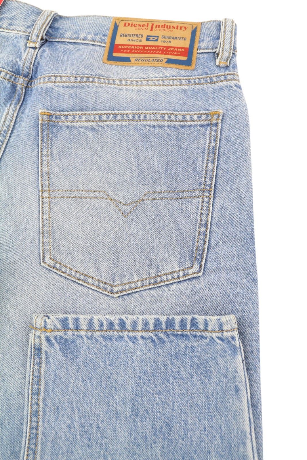 Diesel 1995 D-SARK 09I29 W33/L32 Blue Slim Straight 85405 Size US 33 - 6 Thumbnail