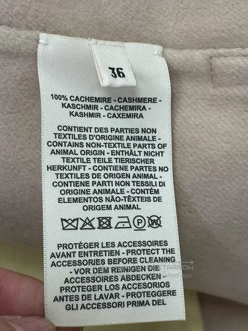 Hermes Hermes Chicken Yellow Color-Blocked Cashmere Overcoat, A B Size XS / US 0-2 / IT 36-38 - 5 Thumbnail