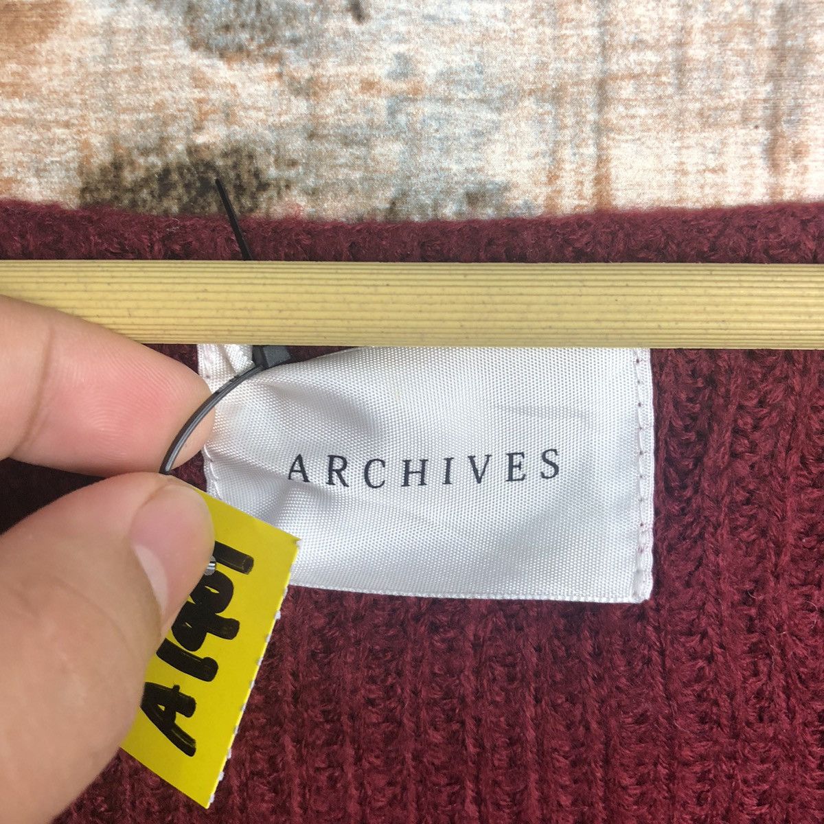 Homespun Knitwear × Japanese Brand Archives Maroon Knitwear #A1901 Size M / US 6-8 / IT 42-44 - 10 Thumbnail