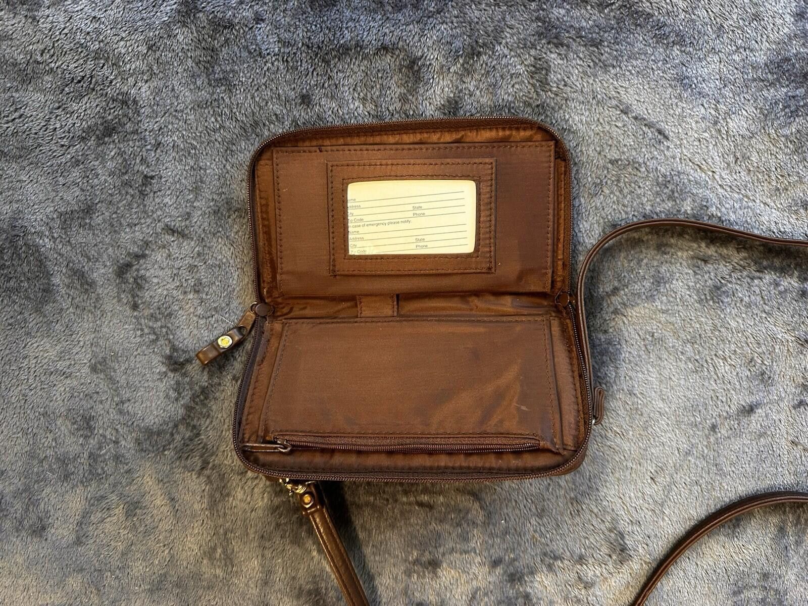 Other VTG Dolce Vita Moda Brown Leather Clutch Glasses Case Size ONE SIZE - 8 Thumbnail