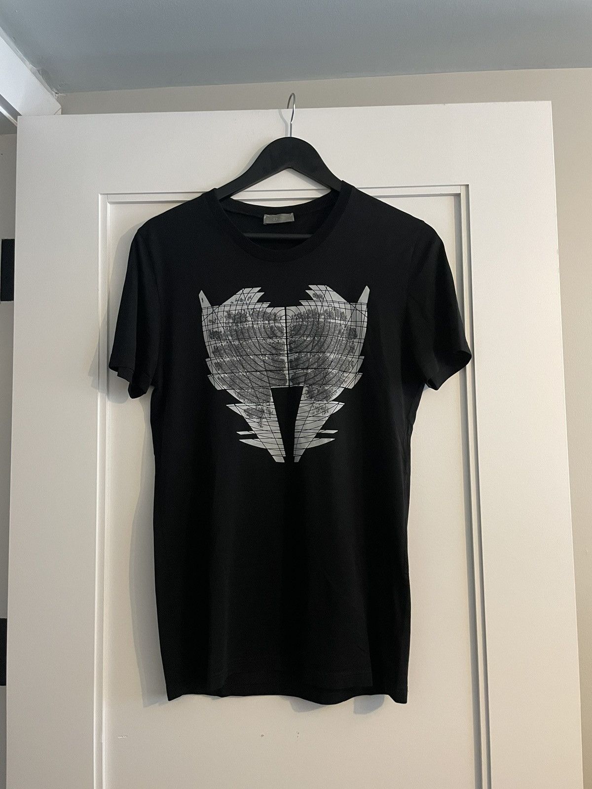 Dior Dior Homme Grey Sweet Talkin' Boy Rose Print T-Shirt