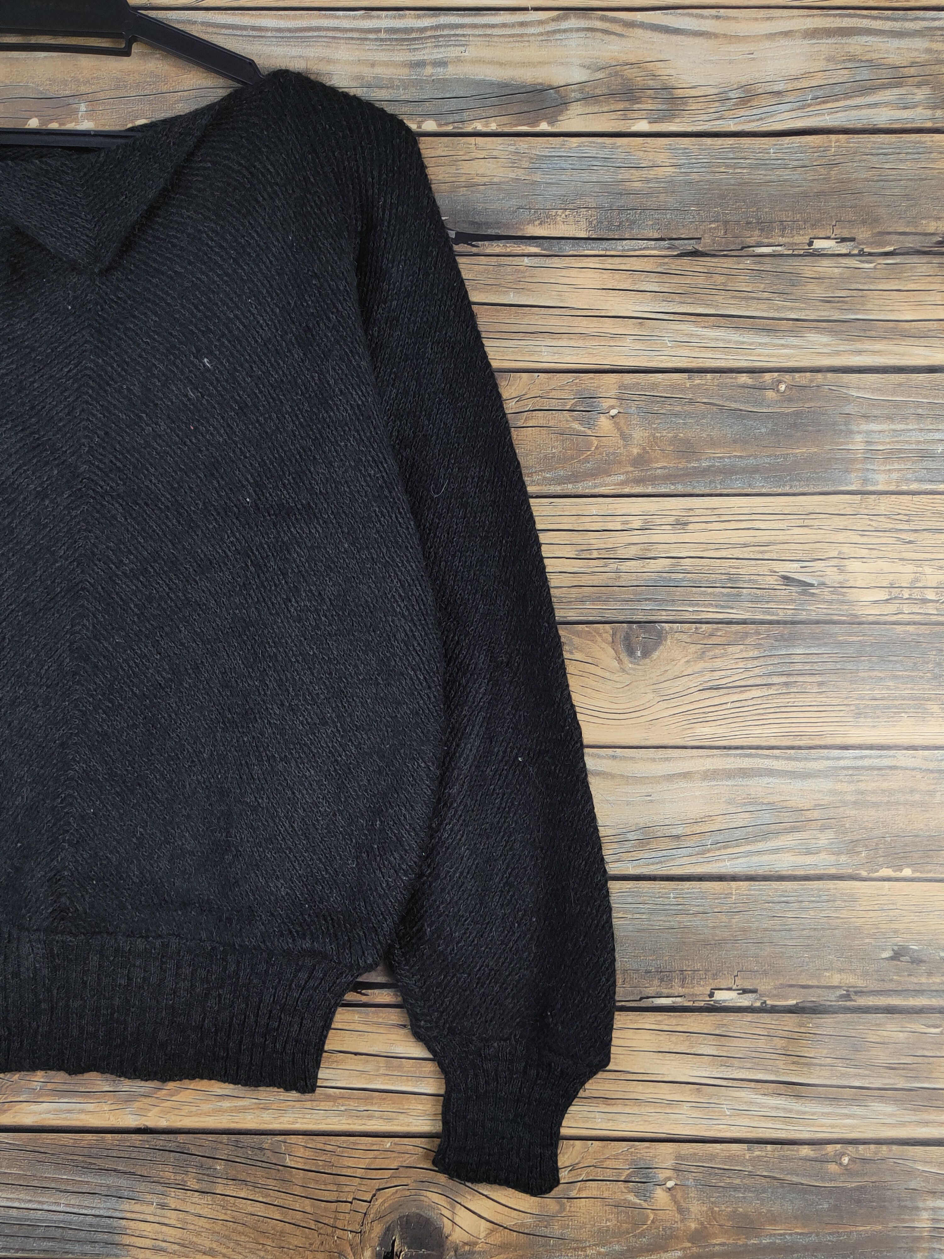 Homespun Knitwear Japanese Brand Black Knitwear Sweatshirts #W1234 Size M / US 6-8 / IT 42-44 - 5 Thumbnail