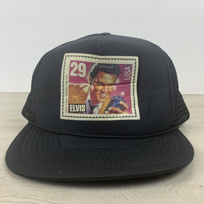 Casquette Snapback Elvis Presley Vintage - Timbre Postal - Neuf Sans étiquette - Unbranded