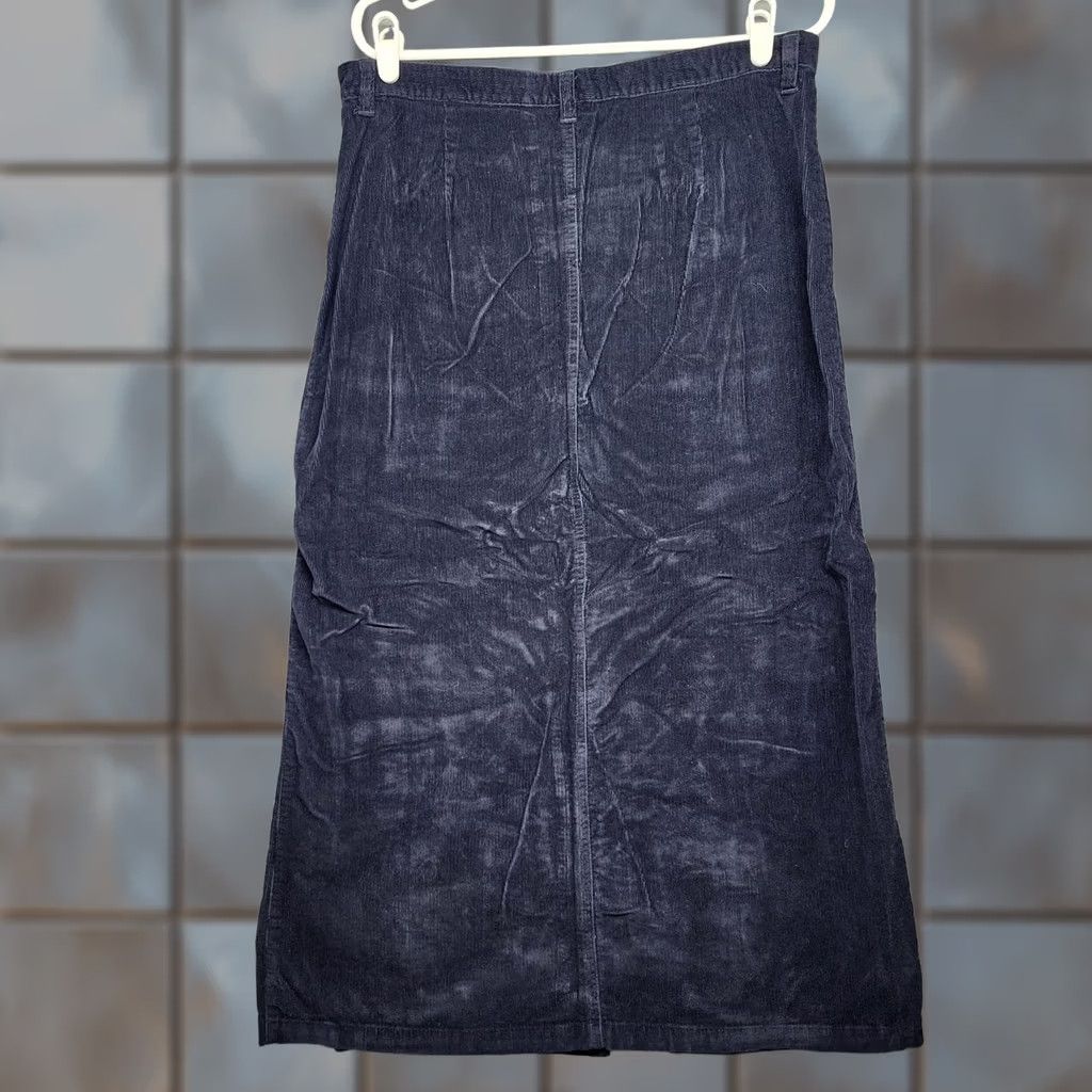 Vintage VINTAGE Fashion Bug Corduroy Skirt Women 16W Blue Pencil Long Office Preppy City Womens Size 38" / US 16 / IT 52 - 1 Thumbnail